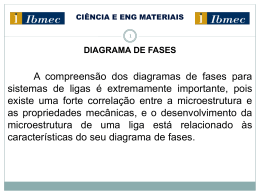 Diagrama de fases e conceitos b&aacute;sicos