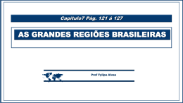 As Grandes regiões Brasileiras
