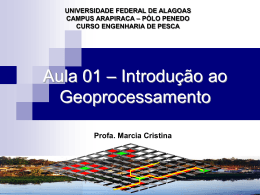 SIG &ndash; Sistema de Informa&ccedil;&otilde;es Geogr&aacute;ficas