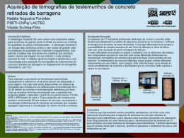 Aquisição de tomografias de testemunhos de concreto