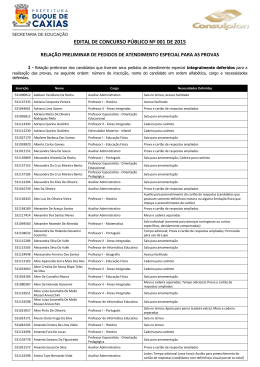 EDITAL DE CONCURSO P&Uacute;BLICO N&ordm; 001 DE 2015