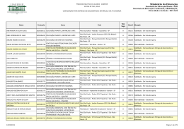 processo seletivo de alunos - comfor edital n&ordm; 784 / 2014