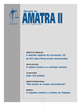 A discreta vig&ecirc;ncia da Conven&ccedil;&atilde;o 132 da OIT sobre f&eacute;rias