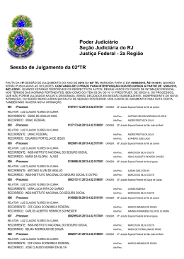 09/06/2015 - Justi&ccedil;a Federal &ndash; Se&ccedil;&atilde;o Judici&aacute;ria do Rio de Janeiro