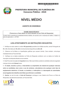 3 - AGENTE DE ENDEMIAS - FLORANIA - MÉDIO - GAB.cdr