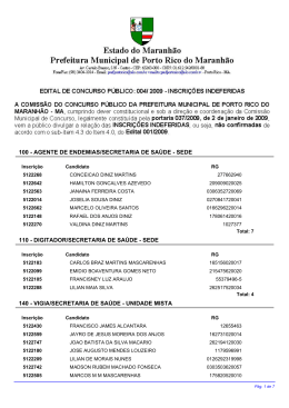 100 - AGENTE DE ENDEMIAS/SECRETARIA DE