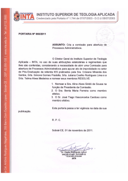 Nomear a Sra. Aline Alves Sirid&oacute; de Sousa na