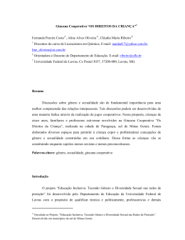 Gincana Cooperativa &ldquo;OS DIREITOS DA CRIAN&Ccedil;A&rdquo;1