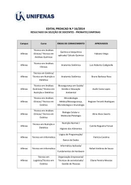 EDITAL PROACAD N.&ordm; 16/2014
