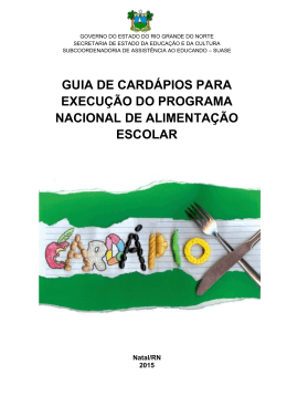 GUIA DE CARD&Aacute;PIOS PARA EXECU&Ccedil;&Atilde;O DO