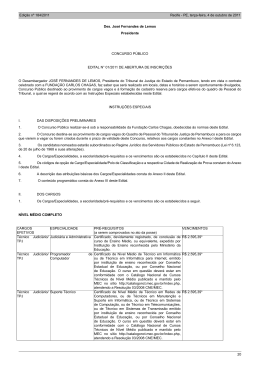 Edital Oficial de Justi&ccedil;a - OPJ Judici&aacute;ria e