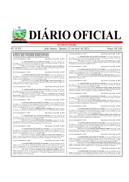 Di&aacute;rio Oficial 27.04.2013