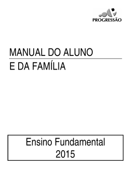 Ao aluno - Progress&atilde;o