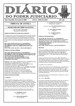 EDI&Ccedil;&Atilde;O 3820.pmd - Di&aacute;rio da Justi&ccedil;a Eletr&ocirc;nico - TJRR