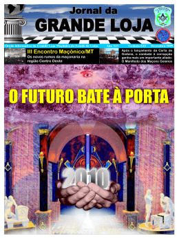 Jornal da GLEG Dezembro - Grande Loja Ma&ccedil;&ocirc;nica do Estado de