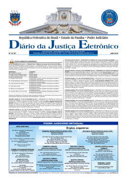 PODER JUDICI&Aacute;RIO ESTADUAL &Oacute;rg&atilde;os Julgadores