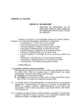 GABINETE DA REITORA