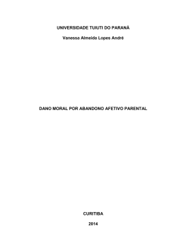 UNIVERSIDADE TUIUTI DO PARAN&Aacute; Vanessa Almeida Lopes