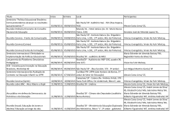 Pol&iacute;tica Educacional Brasileira: Como pretendemos