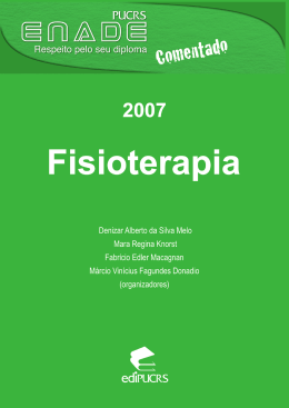 ENADE Comentado 2007: Fisioterapia