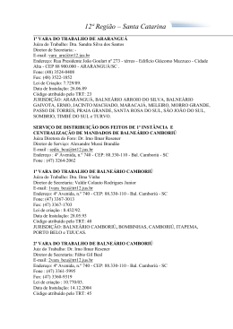 12&ordf; Regi&atilde;o - Florian&oacute;polis/SC