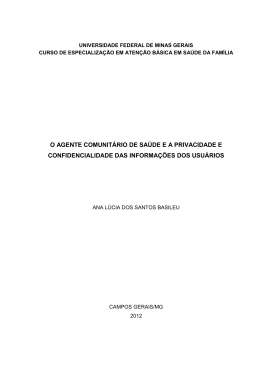 Documento na &iacute;ntegra - Nescon - Universidade Federal de Minas