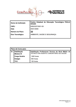 Agente Comunit&aacute;rio de Sa&uacute;de