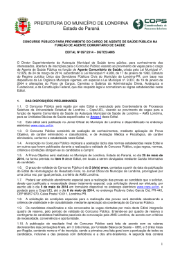 Edital n&ordm; 097/2014 - Cops