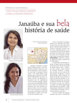 Jana&uacute;ba e sua bela hist&oacute;ria de sa&uacute;de - Entrevista