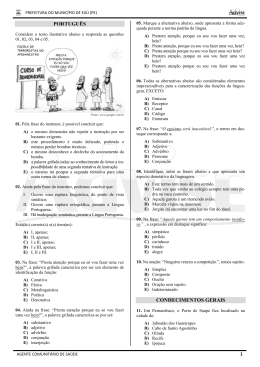 Prova - Calcule Mais