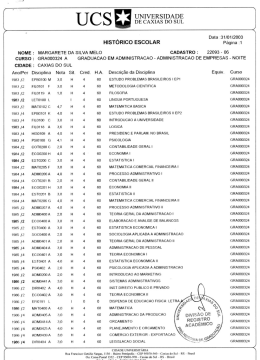Page 1 /_- N I S UNIVERSIDADE DE CAXIAS DO SUL > ,