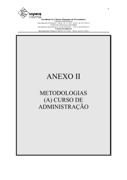Anexo II A - Metodologia ADMINISTRA&Ccedil;&Atilde;O