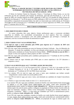 Edital - Vou pra faculdade