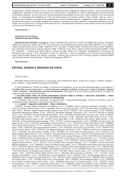Publicado - Tribunal de Justi&ccedil;a do Estado do Cear&aacute;
