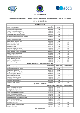 Anexo II do Edital n&ordm; 004/2014