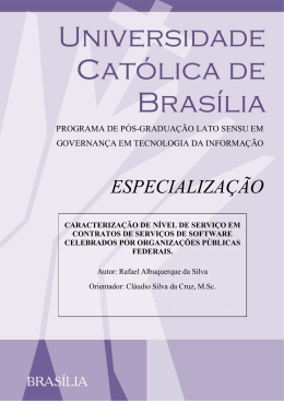 ESPECIALIZA&Ccedil;&Atilde;O - Tribunal de Contas da Uni&atilde;o