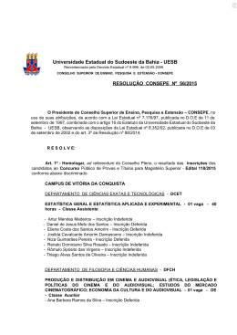 resultado da homologa&ccedil;&atilde;o das inscri&ccedil;&otilde;es