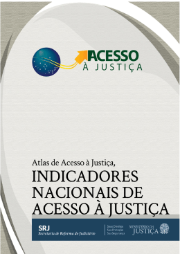 Ano 2014 - Acesso &agrave; Justi&ccedil;a