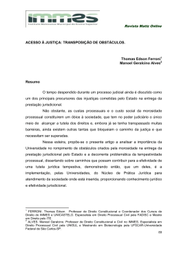 direito humano fundamental de acesso &agrave; justi&ccedil;a