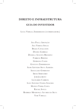 direito e infraestrutura guia do investidor