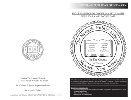 esCoLas p&Uacute;BLICas De neWarK