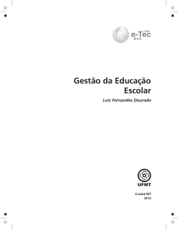 Gestão em Educação Escolar - Modelo