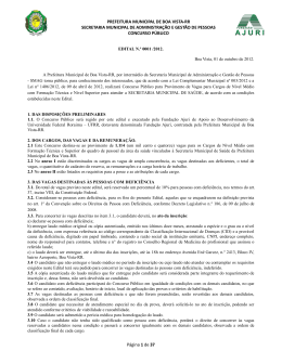 Edital - Funda&ccedil;&atilde;o Ajuri