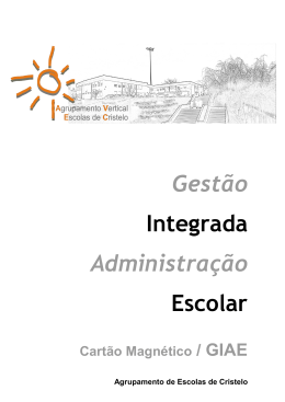 Gest&atilde;o Integrada Administra&ccedil;&atilde;o Escolar