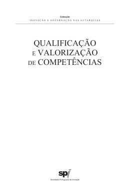 qualifica&ccedil;&atilde;o e valoriza&ccedil;&atilde;o de compet&ecirc;ncias