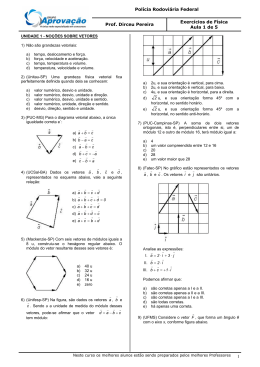 Pol&iacute;cia Rodovi&aacute;ria Federal Prof. Dirceu Pereira Exerc&iacute;cios de F&iacute;sica