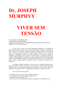 Viver Sem Tens&atilde;o