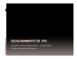 Disciplina: Sistemas Operacionais - CAFW