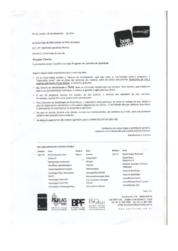 Programa de Controle de Qualidade