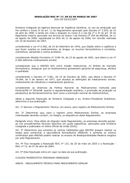 RDC 17 2007 - Conselho Regional de Farmácia do Maranhão